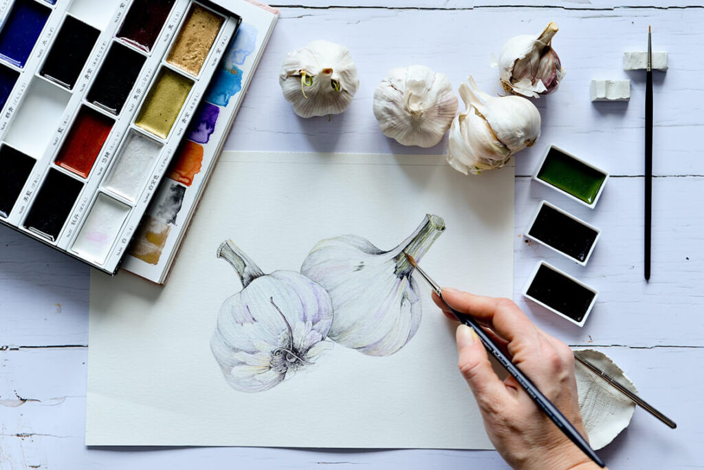 Watercolor painting